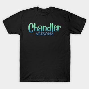 Arizona Chandler map arizona state usa arizona tourism Chandler tourism T-Shirt